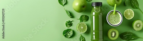 Green Organic Smoothie in E...