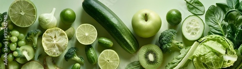 Arrangement of Vibrant Gree...