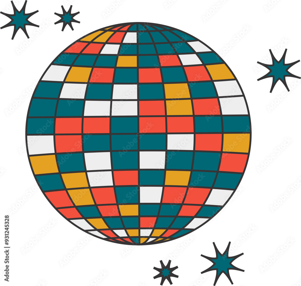 Fototapeta premium Disco Ball Decoration