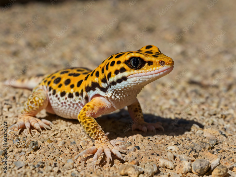 gecko on the stone gecko on the stone