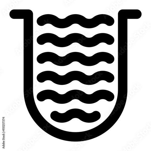 waterhole, water hole, well, water, reservoir, geography outline icon