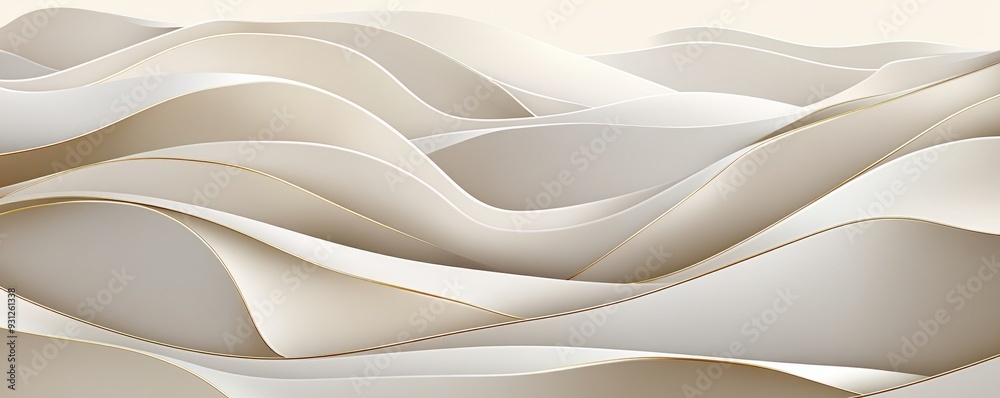 Light golden background with flowing, abstract luxury golden line and waves, vector illustration. Light golden background with flowing, abstract luxury golden line and waves, vector illustration.