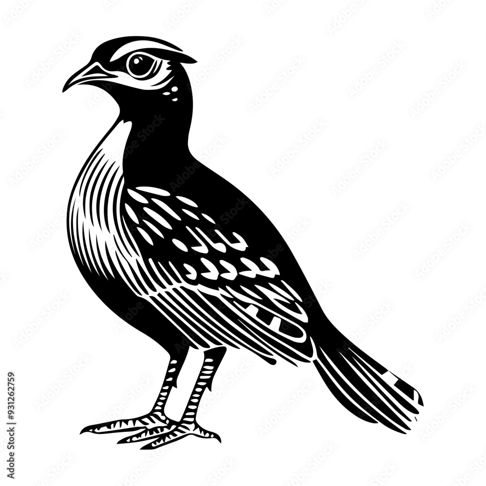 Naklejka premium black and white animal vector types of animals about animals