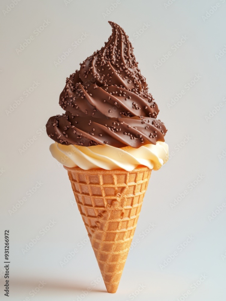 Ice Cream Cone Close-up on a Minimalist Background, Commercial Photography prop, Wallpaper, banner design, brochure, web, advertising, illustration, concept of healthy life style, summer time, Ice Cream Cone Close-up on a Minimalist Background, Commercial Photography prop, Wallpaper, banner design, brochure, web, advertising, illustration, concept of healthy life style, summer time,