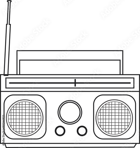 Radio Stereo Outline photo