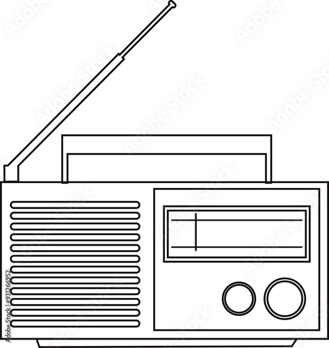 Radio Stereo Outline photo