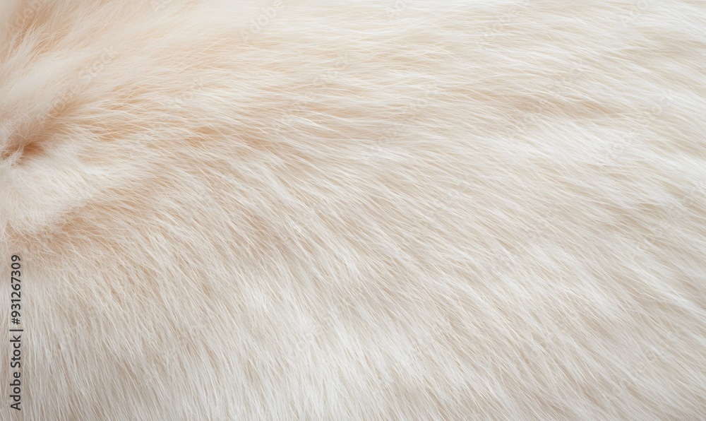 Obraz premium gray rabbit fur, Generative AI