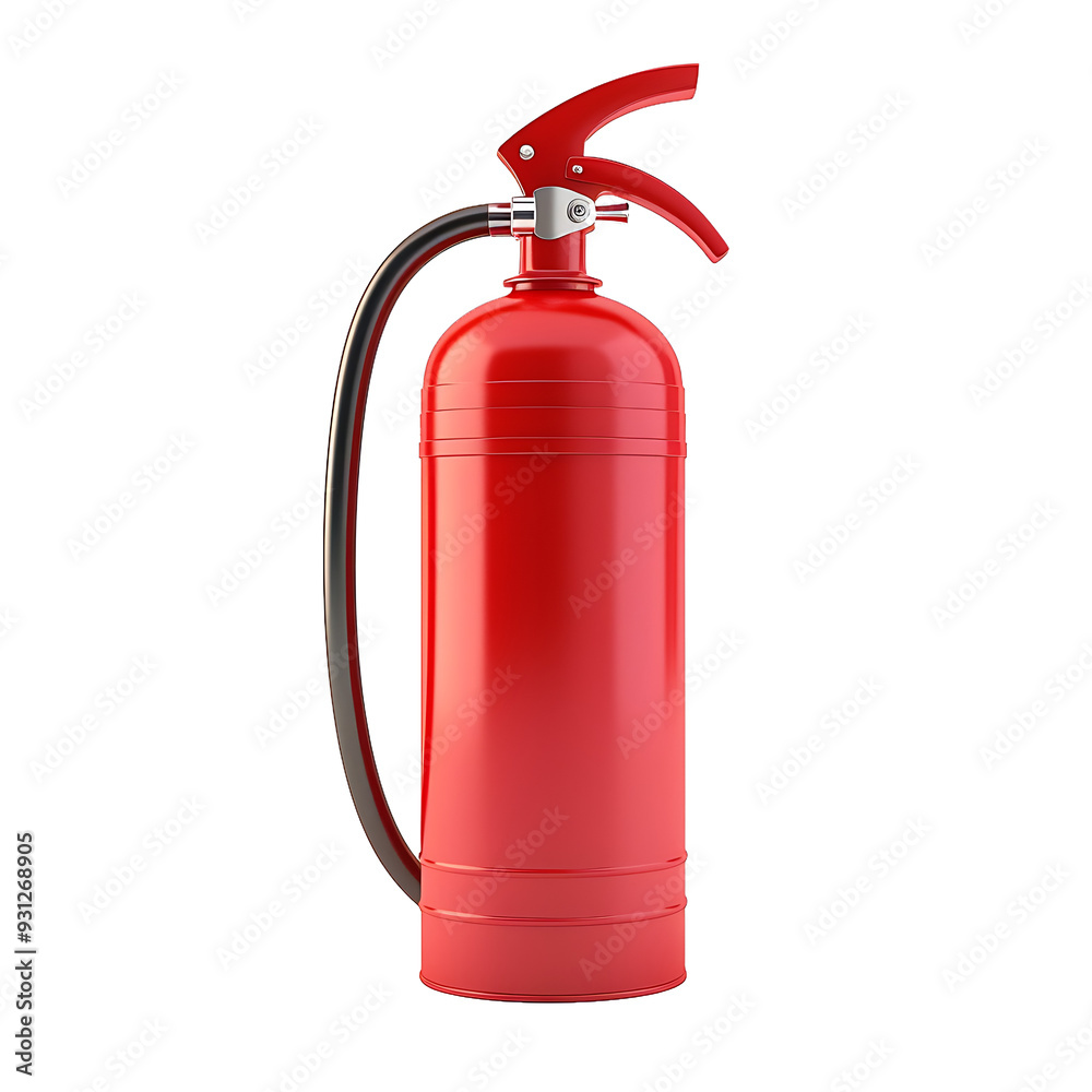 Obraz premium 3d fire extinguisher icon on transparent background