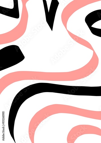 abstract colored background. lines, shapes, circles