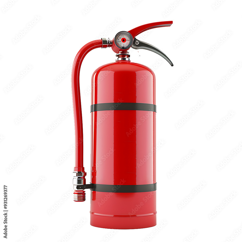 3d fire extinguisher icon on transparent background 3d fire extinguisher icon on transparent background