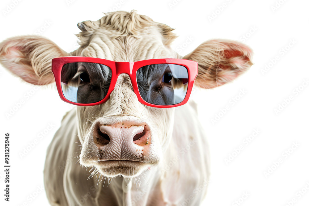Curious Cow in Sunglasses Curious Cow in Sunglasses