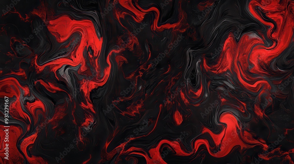 A swirling abstract design in red and black, evoking a sense of movement and emotion. A swirling abstract design in red and black, evoking a sense of movement and emotion.