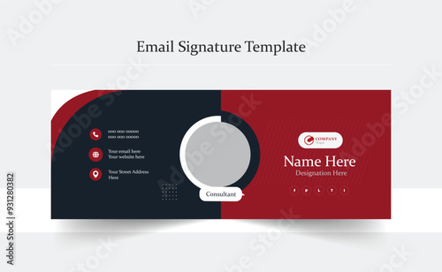 Email signature vector templates, Trendy email signature, Clean Email Template, Modern Professional awesome unique Corporate custom beautiful 
personal Office Email signature design template set with 