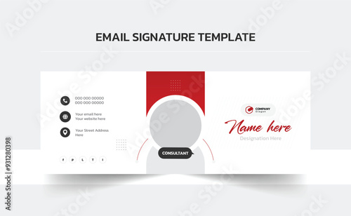 Email signature vector templates, Trendy email signature, Clean Email Template, Modern Professional awesome unique Corporate custom beautiful 
personal Office Email signature design template set with 