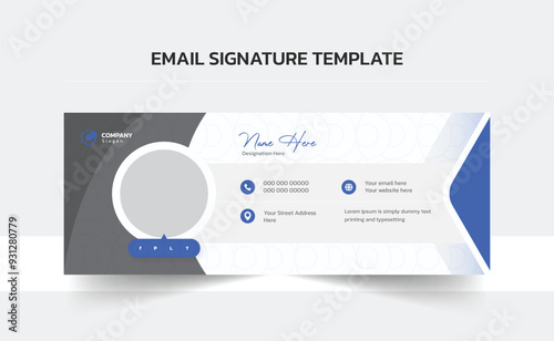 Email signature vector templates, Trendy email signature, Clean Email Template, Modern Professional awesome unique Corporate custom beautiful 
personal Office Email signature design template set with 