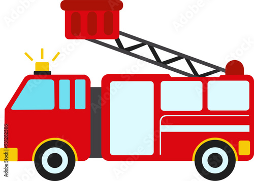 Fire Truck Illustration