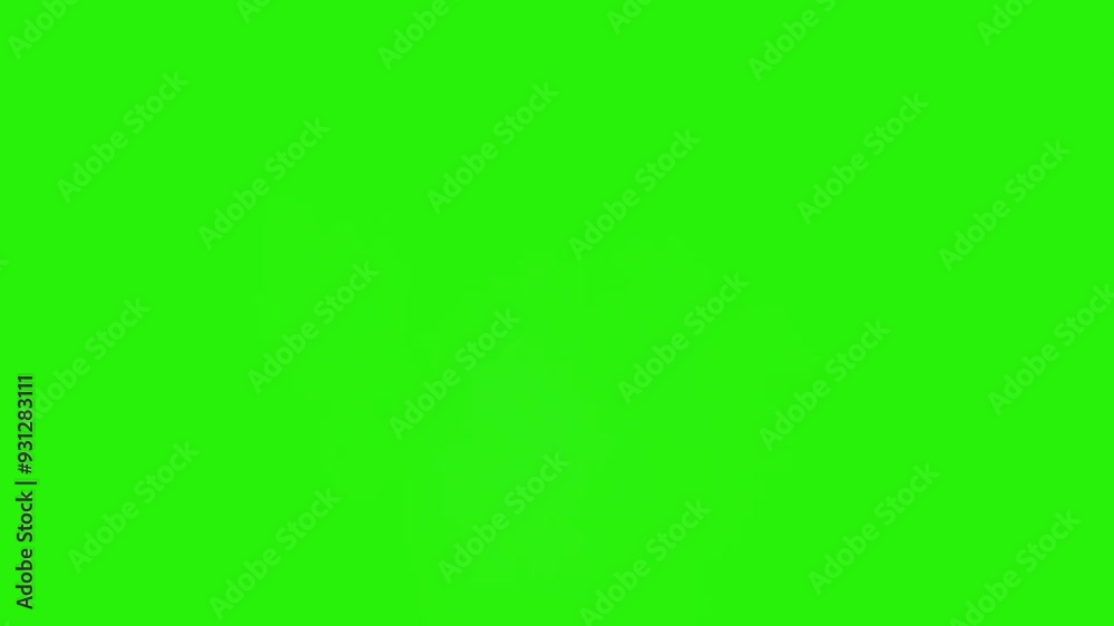 Realistic gun shot muzzle flashes set. Dangerous shooting on looping isolated green screen transparent background