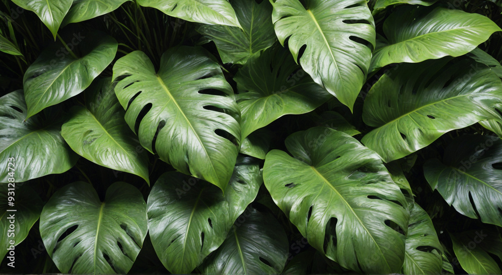green leaves background green leaves background