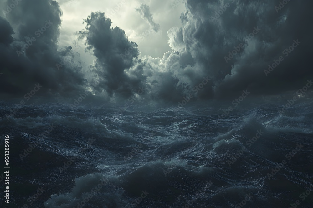 Fototapeta premium dark blue sky