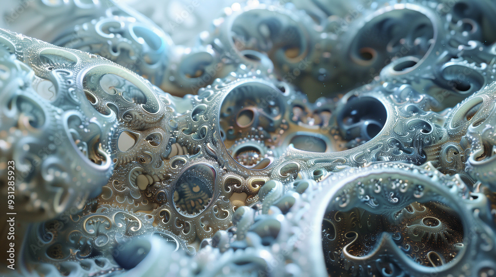 an intricate 3D fractal pattern with repeating shapes and complex, self-similar structures, abstract background wallpaper an intricate 3D fractal pattern with repeating shapes and complex, self-similar structures, abstract background wallpaper