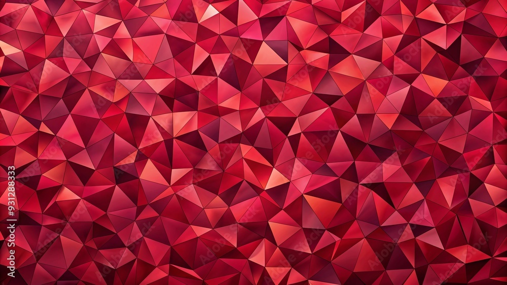 Low poly ruby triangle mosaic background with abstract geometric texture pattern Low poly ruby triangle mosaic background with abstract geometric texture pattern