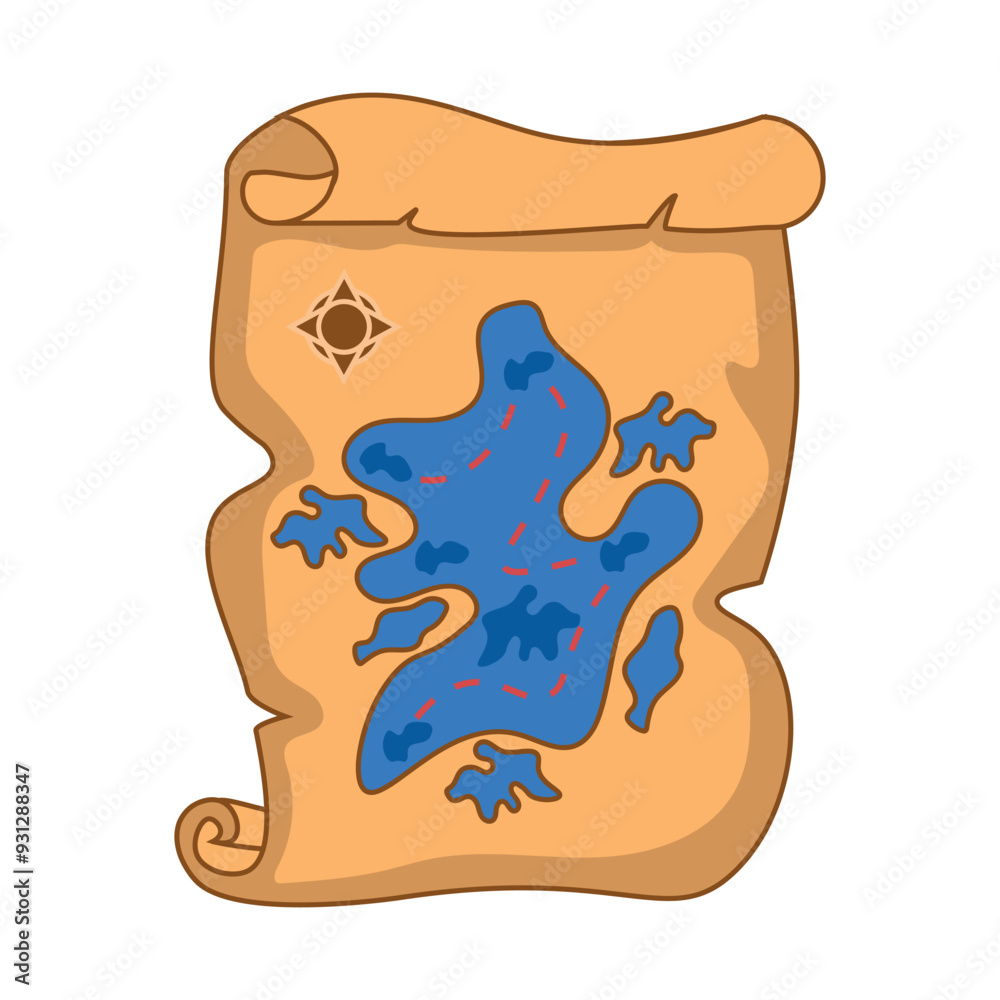 Obraz premium Treasure Map
