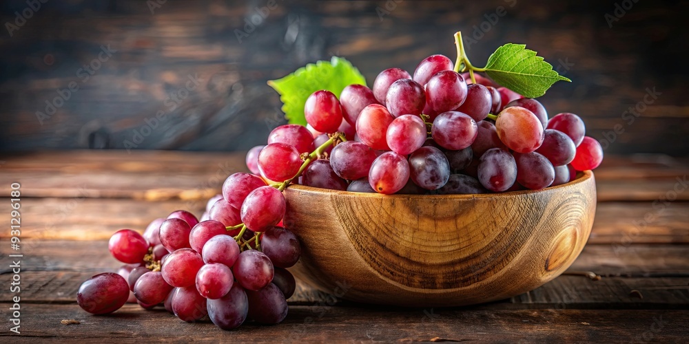 Fresh red grapes in a rustic wooden bowl , fruits, healthy, organic, food, snack, juicy, ripe, antioxidant, natural, grapes, red Fresh red grapes in a rustic wooden bowl , fruits, healthy, organic, food, snack, juicy, ripe, antioxidant, natural, grapes, red