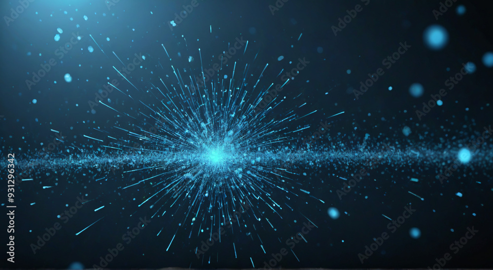 Fototapeta premium fireworks in space