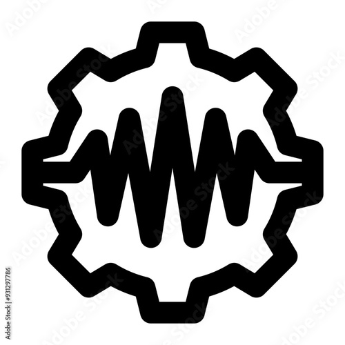 signal processing, signal, engineering, analysis, audio outline icon