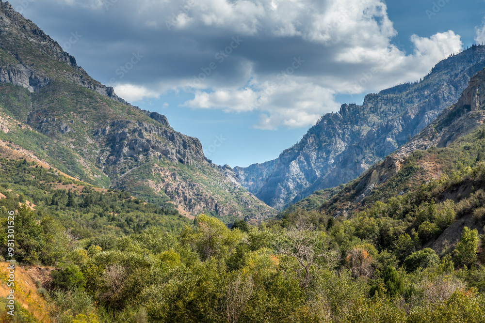 Fototapeta premium V shaped Valley in the dry mountains of Utah