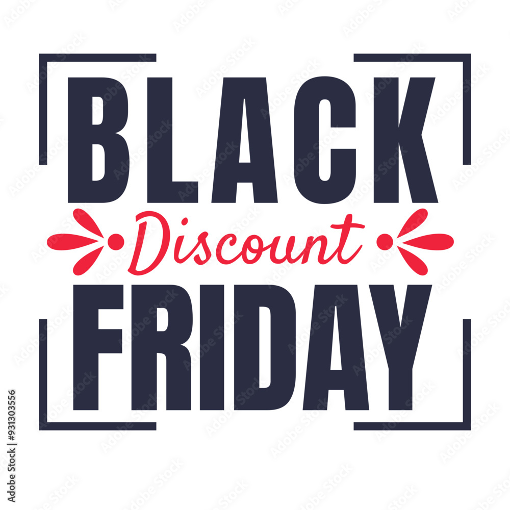 Discount Black Friday Text Discount Black Friday Text
