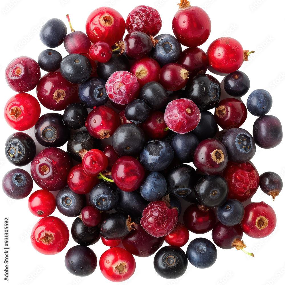 Wild Berries Mix Isolated on White Background Ultra HD Isolated on Transparent or White Background, PNG Wild Berries Mix Isolated on White Background Ultra HD Isolated on Transparent or White Background, PNG