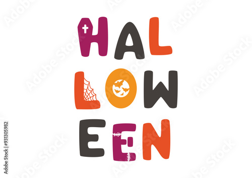 Halloween, Halloween set, Pumpkin, Halloween Pumpkin, Ghost, Halloween quotes, Typography, Halloween Typography