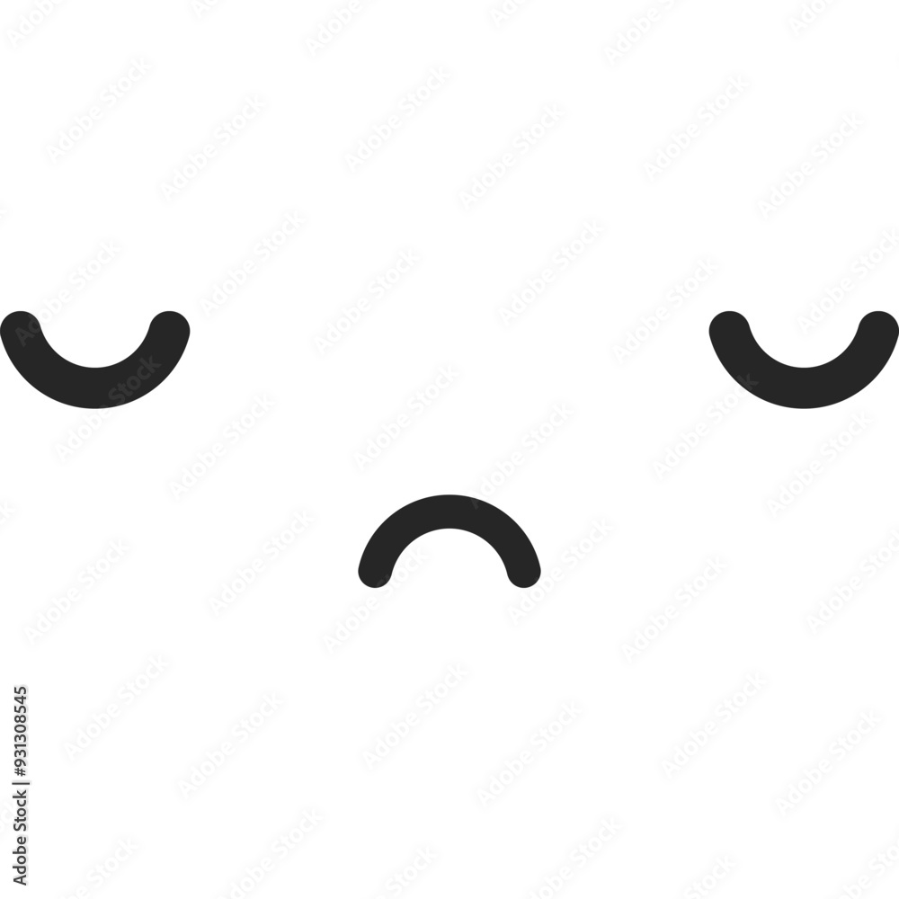 Angry, Sad Emoji Emoticon. Vector Icon Angry, Sad Emoji Emoticon. Vector Icon