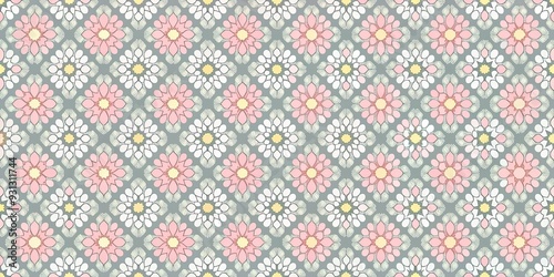 Abstract seamless pattern with gray and light pink colors, seamless, abstract, pattern, design, background, texture