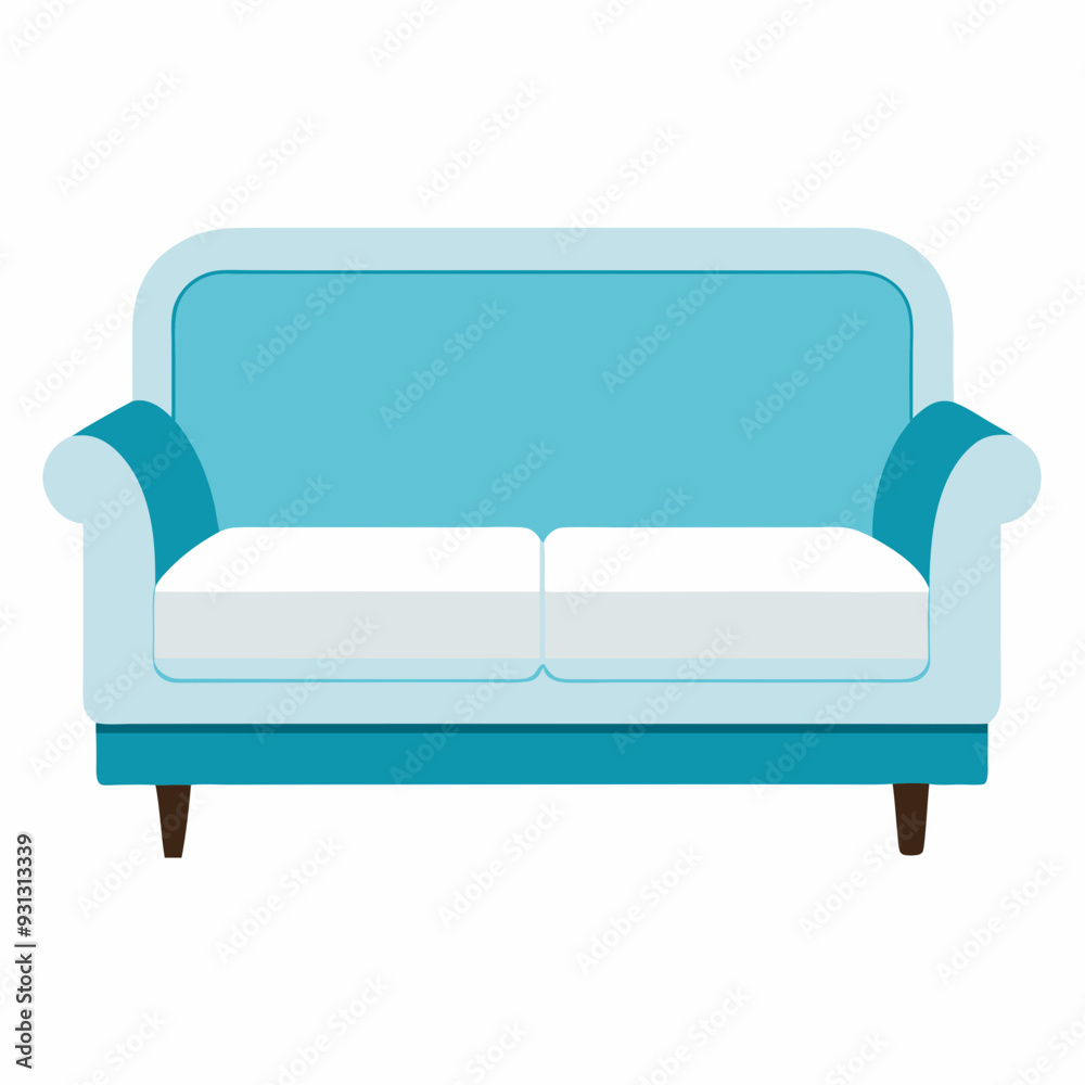 Sofa vector art illustration Sofa vector art illustration