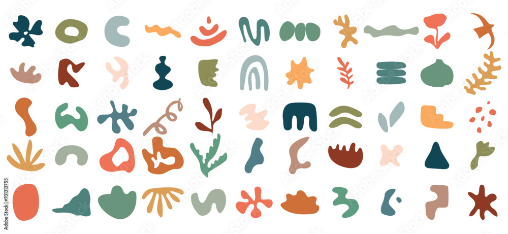 Big set of abstract organic shapes kit, vector irregular hand drawn blob set, organic shapes, liquid form, nature liquid random forms. Vector retro colors set of hand-drawn geometric shapes. Big set of abstract organic shapes kit, vector irregular hand drawn blob set, organic shapes, liquid form, nature liquid random forms. Vector retro colors set of hand-drawn geometric shapes.