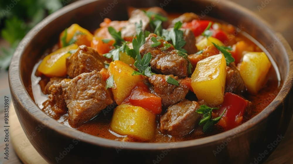 Delicious Hearty Beef Stew with Fresh Vegetables for a Comforting Meal