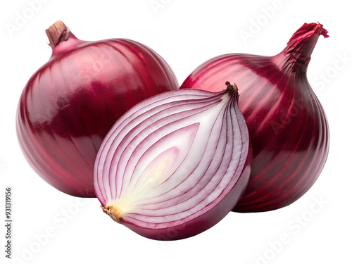 red onion isolated on transparent background png