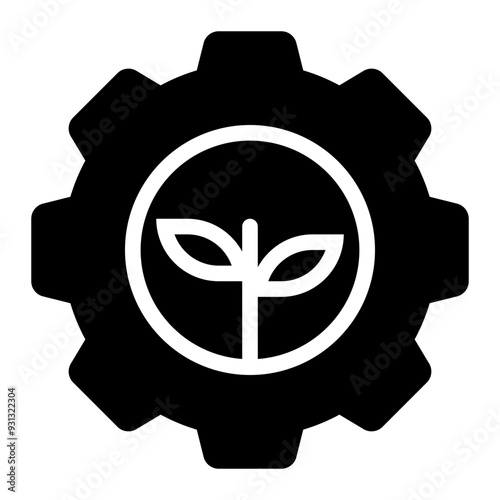 agricultural engineering, agriculture, engineering, biology, ecology, biomechanics glyph or solid icon