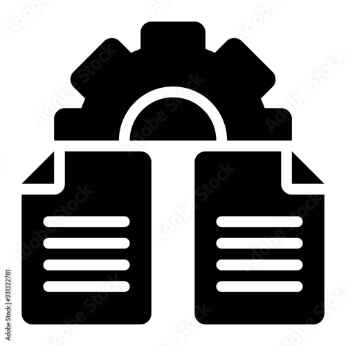 information engineering, data engineering, engineering, information system, development, configuration glyph or solid icon