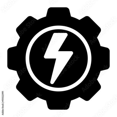 power engineering, electrical engineering, electronic engineering, electric, engineering, energy glyph or solid icon