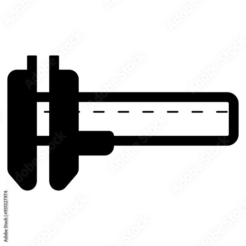 vernier caliper measurement tool icon