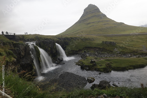 Kirkjufell Mountain and Kirkjufellfoss, Westfjord, Iceland