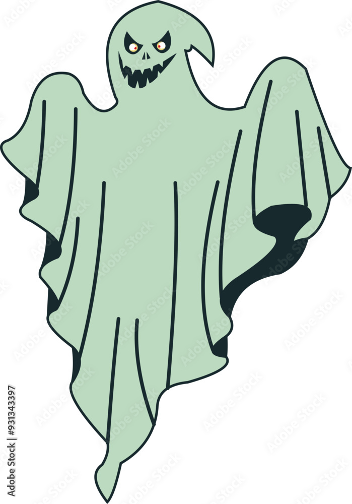 Hand Drawn Halloween Ghost