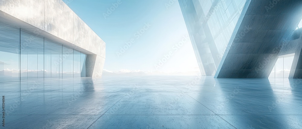 Obraz premium 3d render abstract geometric