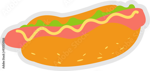 Fast Food Icon Sticker