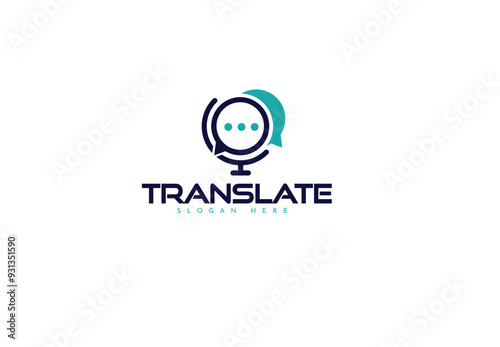 translator logo design . translator icon design . translator creative logo design . 