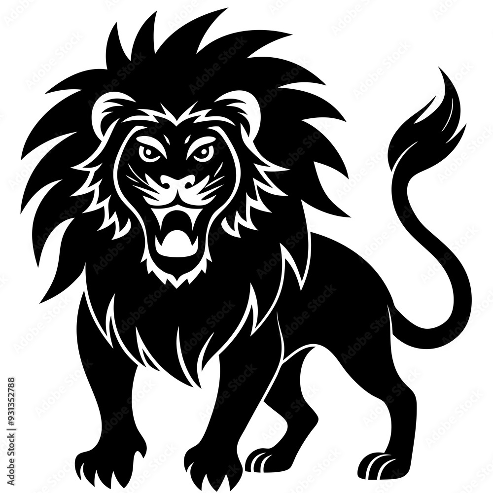 Fototapeta premium lion illustration