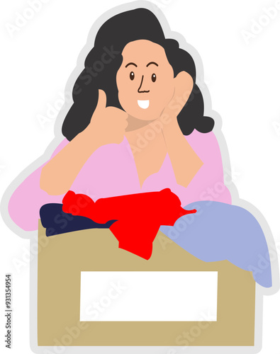 Charity Women Sticker